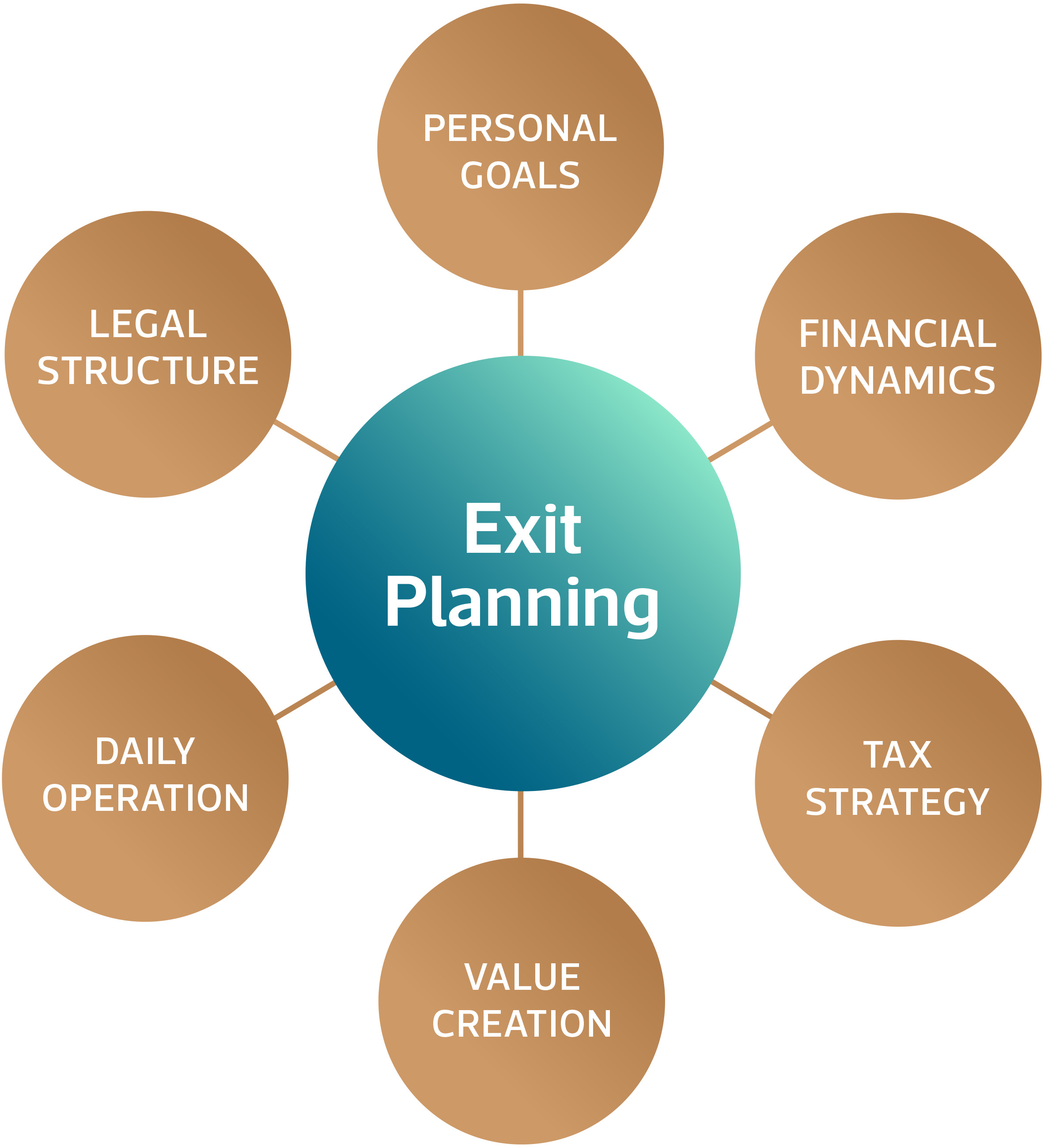 Exit planning services chart